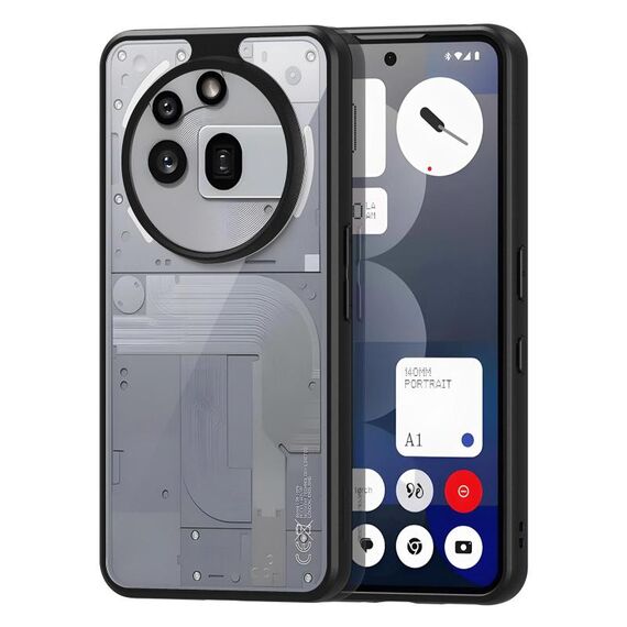 Per Nothing Phone 3a Pro DUX DUCIS Aimo Series TPU + PC Custodia per telefono Frosted Feel (Nero)