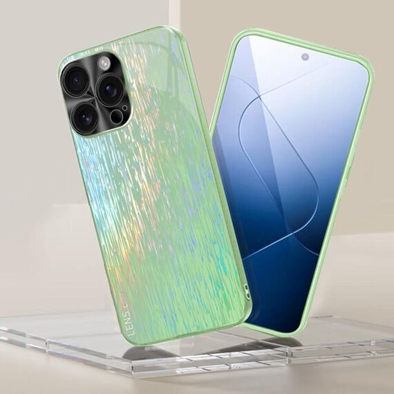 Per iPhone 16 Pro Custodia antiurto in acrilico abbagliante (verde)