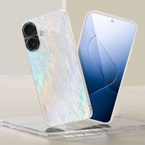 Per iPhone 16 Custodia antiurto in acrilico abbagliante (bianco)