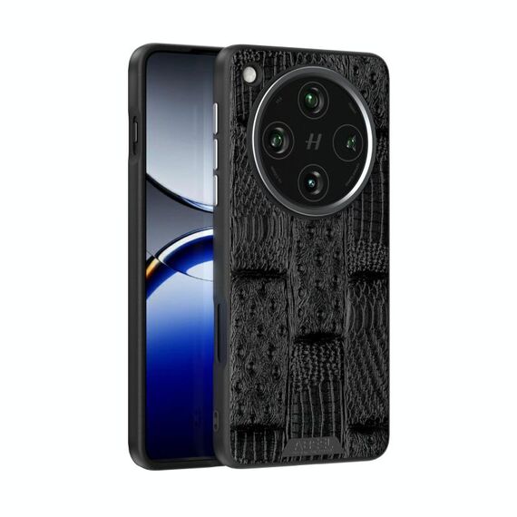Per OPPO Find X8 ABEEL Beast Pattern 6D Micro-Embossed MagSafe Custodia per telefono in vera pelle (nero)