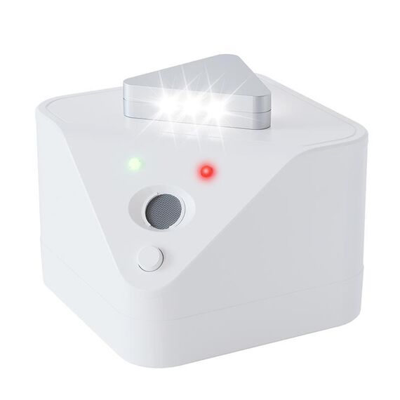 XY-005 Repellente per topi sonico da interno a 360 gradi Repellente per insetti multifunzionale, dimensioni: spina UK (bianco)