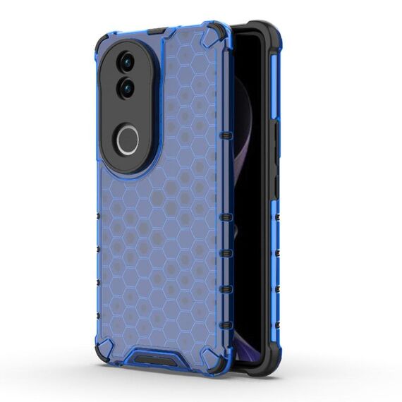 Per vivo V50 5G Global Shockproof Honeycomb PC + TPU Custodia per telefono (blu)