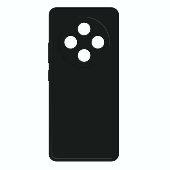 Per Redmi 14C 5G Custodia per telefono in silicone liquido imitazione (nero)