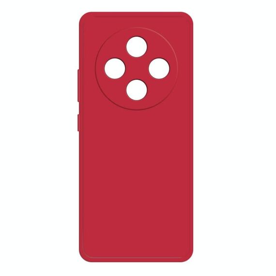 Per Redmi 14C 5G Custodia per telefono in silicone liquido imitazione (rosso)