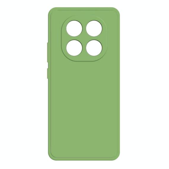 Per Redmi Note 14 Pro+ 5G Custodia per telefono in silicone liquido imitazione (verde matcha)