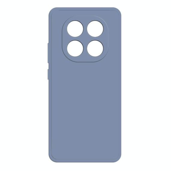 Per Redmi Note 14 Pro+ 5G Custodia per telefono in silicone liquido imitazione (grigio)
