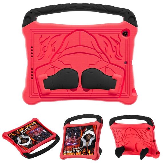 Per iPad 10.5 2017 / Air 3 2019 Boxing Series Kickstand EVA Custodia antiurto per tablet (rosso nero)