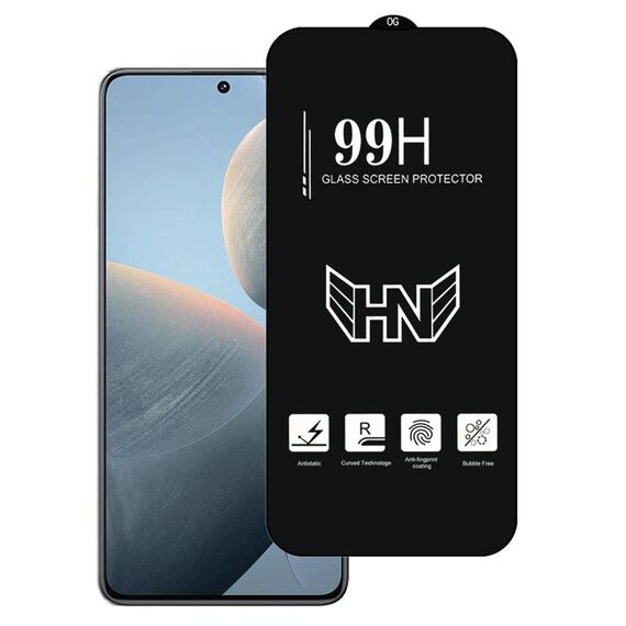Per Redmi K70E Pellicola in vetro temperato a schermo intero con ampio arco in alluminio