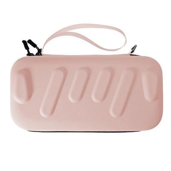 Per Nintendo Switch / Switch OLED Borsa portaoggetti rigida portatile Borsa a mano Versione spina USA (rosa)