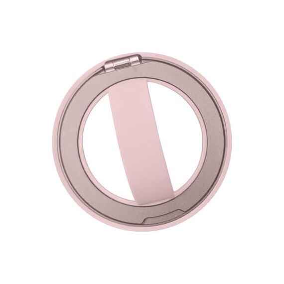 RK-X39 Mini supporto magnetico per cellulare con fibbia ad anello in silicone (rosa)