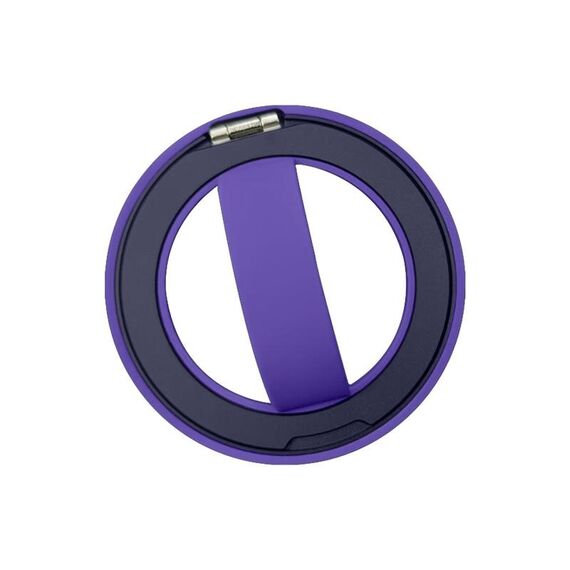 RK-X39 Mini supporto magnetico per cellulare con fibbia ad anello in silicone (viola)