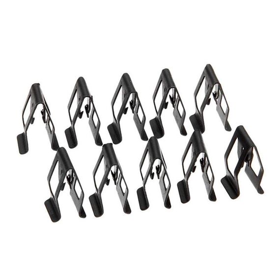 10 pezzi / confezione universale per clip decorative in metallo per cruscotto auto