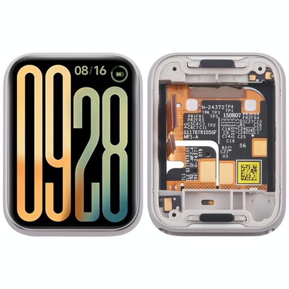 Per Xiaomi Smart Band 9 Pro Schermo LCD originale con cornice (argento)