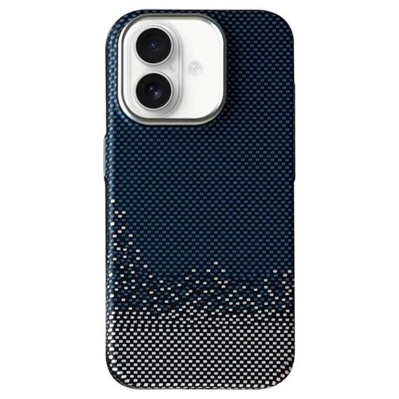 Per iPhone 16 Custodia protettiva per obiettivo in metallo MagSafe per PC (blu sabbia)