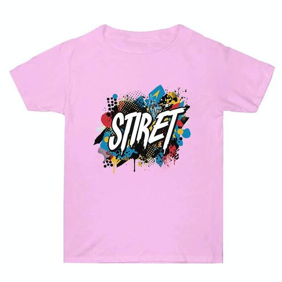 Maglietta estiva larga in cotone a maniche corte con stampa personalizzata su richiesta, taglia: XXXL (rosa-1)