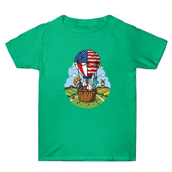 Maglietta estiva larga in cotone a maniche corte con stampa personalizzata su richiesta, taglia: XXXL (verde-3)