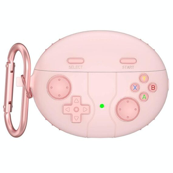 Per Huawei Freebuds 5i / 6i Custodia per auricolari in silicone in stile console di gioco retrò (rosa)