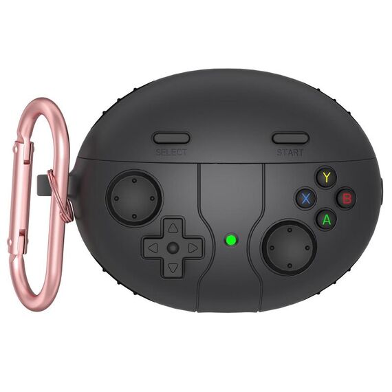 Per Huawei Freebuds 5i / 6i Custodia per auricolari in silicone in stile console di gioco retrò (grigio scuro)