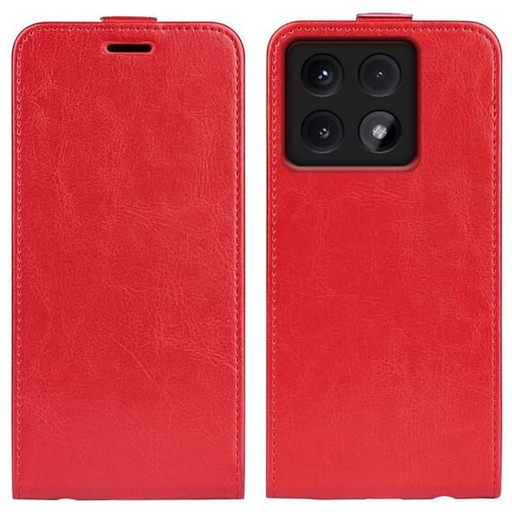 Per Xiaomi 14T Pro R64 Texture Custodia per telefono in pelle con flip verticale singolo (rosso)
