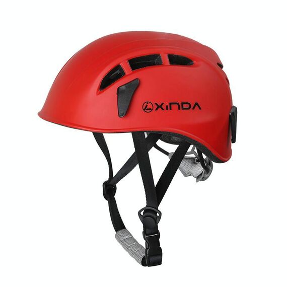 XINDA XDQ9650 Casco di sicurezza per esplorazione di grotte di espansione Speedway all'aperto Attrezzatura da arrampicata (rosso)