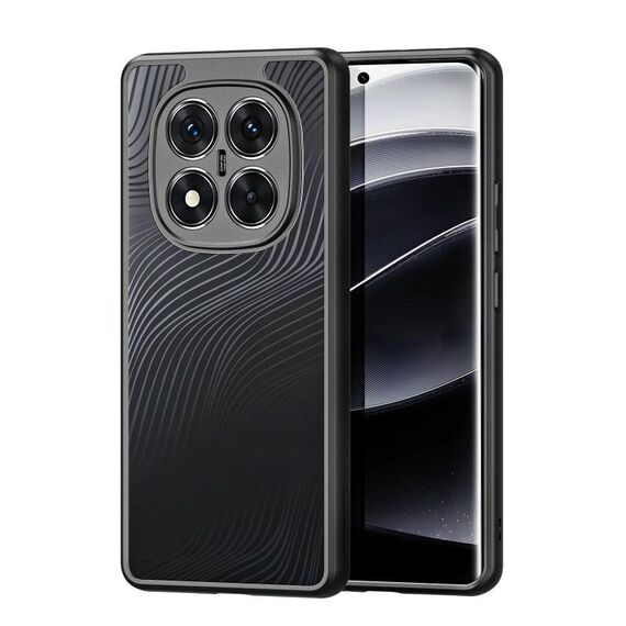 Per Redmi Note 14 Pro+ 5G DUX DUCIS Aimo Series TPU + PC Custodia per telefono Frosted Feel (Nero)