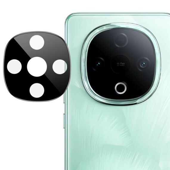 Per vivo Y300 imak Pellicola in vetro per obiettivo fotocamera posteriore versione nera