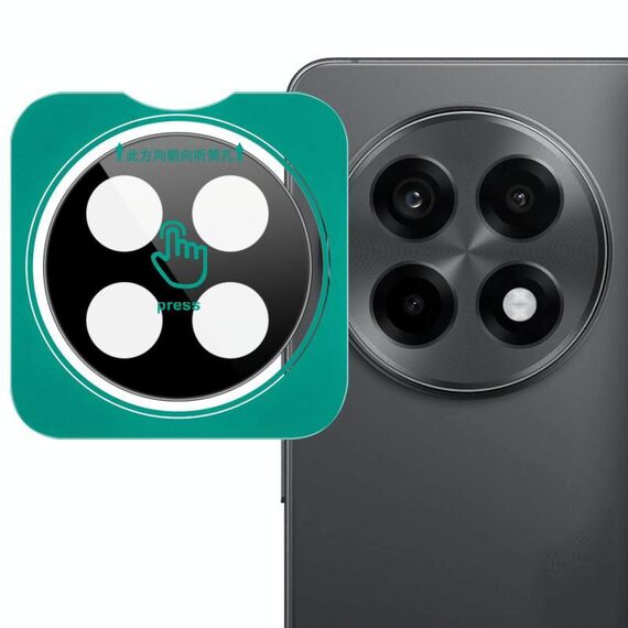 Per OnePlus Ace 5 imak Black Version HD Glass Pellicola per obiettivo fotocamera posteriore, versione autoposizionante