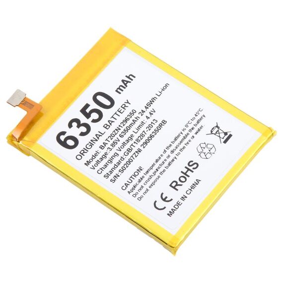 Per DOOGEE S96 / S96 Pro BAT20ZN1296350 6350mAh Batteria sostitutiva EDA007529104