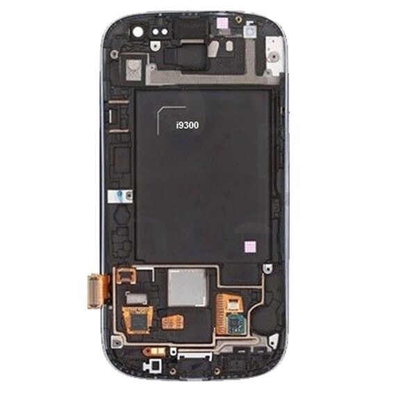 Schermo super amoled originale con touch e cornice per Galaxy SIII i9300 bianco 6922750536636