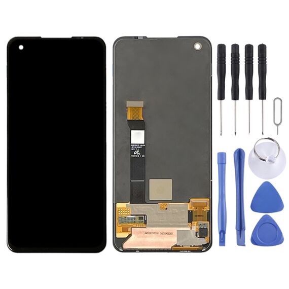 Schermo amoled originale con touch di ricambio per Asus Zenfone 8 ZS590KS I006D nero SPS3244B