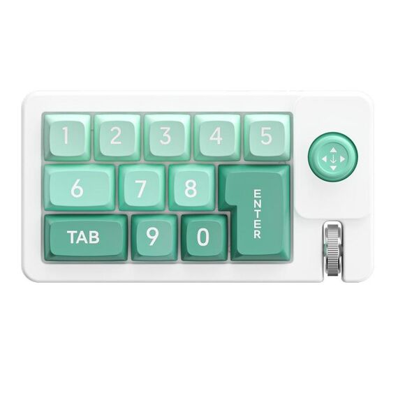 Tastiera da gioco meccanica cablata personalizzata con macro hot swap e retroilluminazione RGB Joystick K810 (verde)