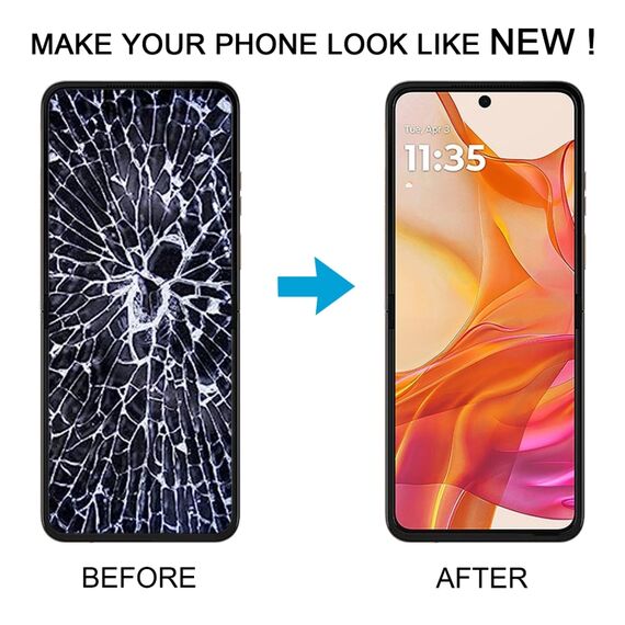 Schermo oled ltpo pieghevole originale con touch per Motorola Razr 50 Ultra EDA006858002