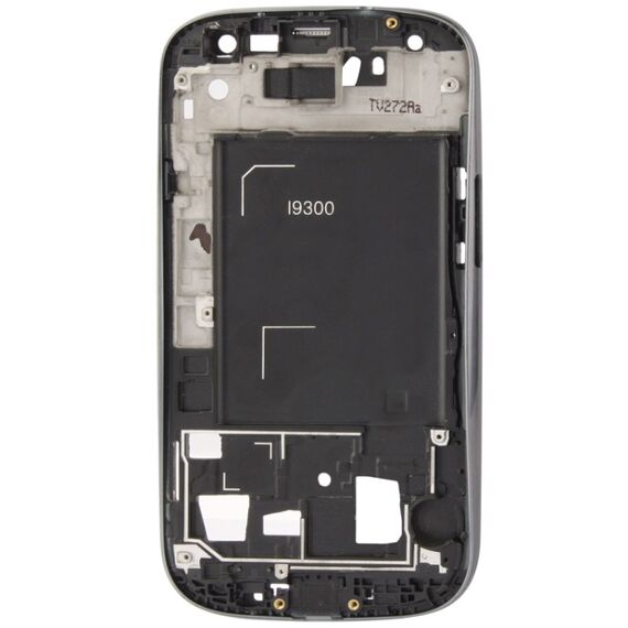 Telaio e scheda lcd originale 2 in 1 di ricambio per Galaxy S III i9300 grigio S-SPA-1040DG