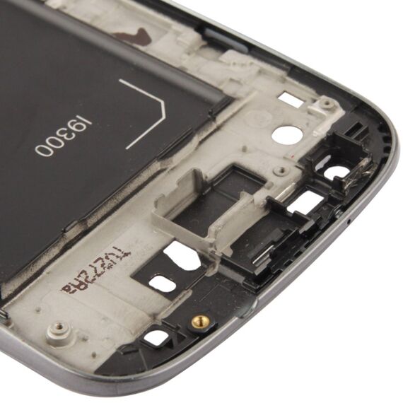 Telaio e scheda lcd originale 2 in 1 di ricambio per Galaxy S III i9300 grigio S-SPA-1040DG