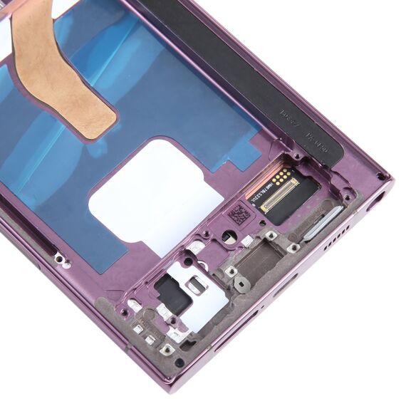 Schermo oled originale con touch e cornice per Galaxy S22 Ultra SM-S908B EU viola SPS6698P