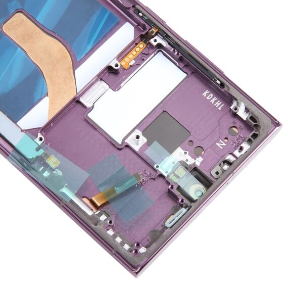 Schermo oled originale con touch e cornice per Galaxy S22 Ultra SM-S908B EU viola SPS6698P