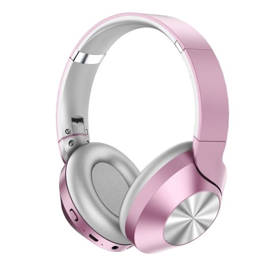 Cuffie stereo OY813 con microfono e cancellazione rumore per PC oro rosa SYA002238401B