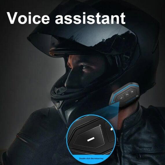 Auricolare bluetooth X6 impermeabile stereo vivavoce per casco moto soft line TBD0604213001B