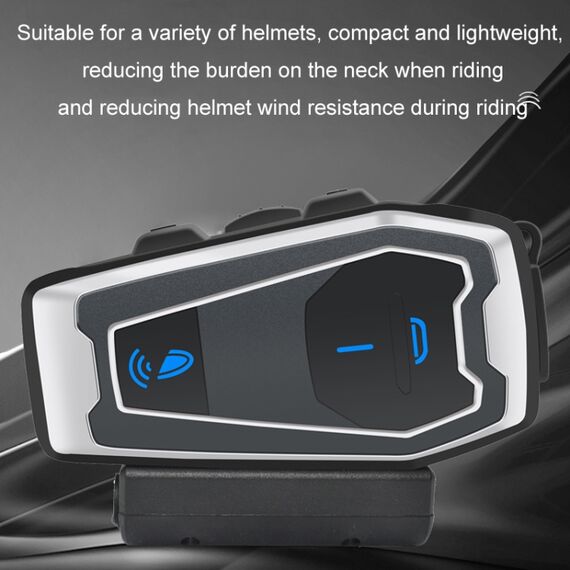 Cuffie stereo bluetooth 5.0 V10 per casco da moto e ciclismo TBD0604569601A