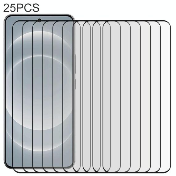 Per Xiaomi 15 Ultra 25 pezzi 9H HD 3D Pellicola in vetro temperato con bordo curvo (nero)