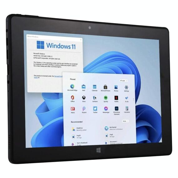 HONGSAMDE 10.1 pollici 2 in 1 Tablet PC, 6 GB + 64 GB, Windows 11, Intel Gemini Lake J4125 Quad Core senza tastiera (spina USA)