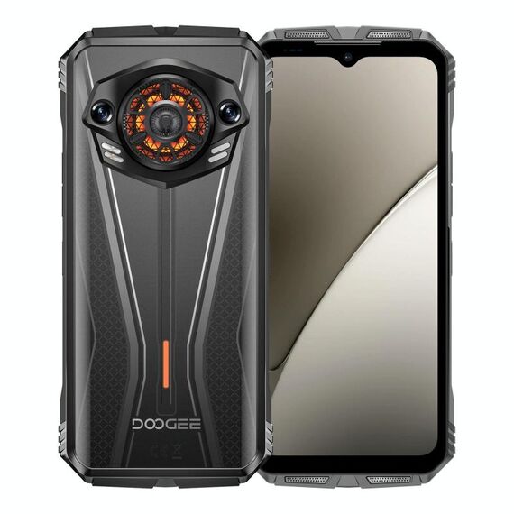 [Magazzino HK] DOOGEE S Punk Pro, impronta digitale laterale, 8 GB + 512 GB, 6,6 pollici Android 14 Unisoc T7280 Octa Core, rete: 4G, OTG, NFC (nero argento)