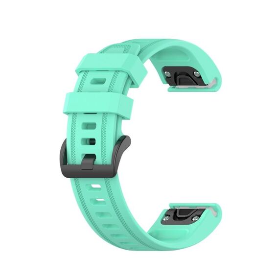 Per Garmin Epix Pro 42mm cinturino in silicone di colore puro (blu lago)