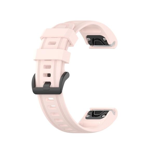 Per Garmin Epix Pro 42mm cinturino in silicone di colore puro (rosa)