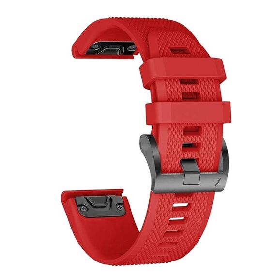 Per cinturino di ricambio in silicone Garmin Epix Pro da 42 mm (rosso)