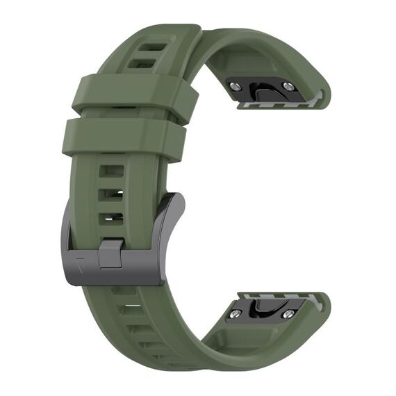 Per Garmin Epix Pro 51 mm cinturino in silicone tinta unita (verde scuro)