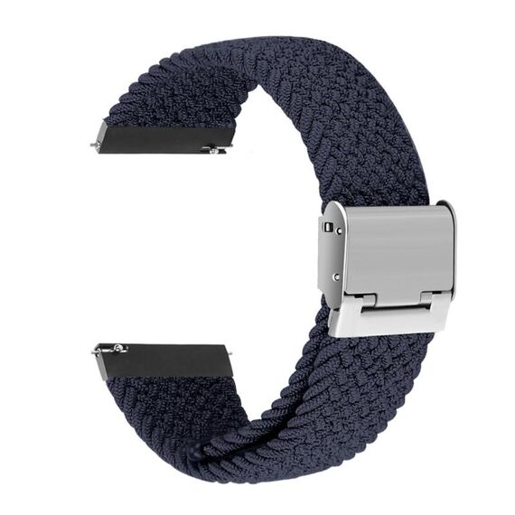Per Huawei Watch 4/4 Pro cinturino in nylon intrecciato con fibbia in metallo (antracite)