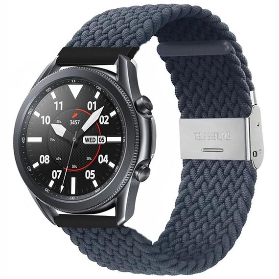 Per Huawei Watch 4/4 Pro cinturino in nylon intrecciato con fibbia in metallo (profondo blu)