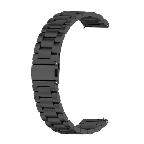 Per Huawei Watch 4/4 Pro cinturino in acciaio inossidabile con tre perline (nero)
