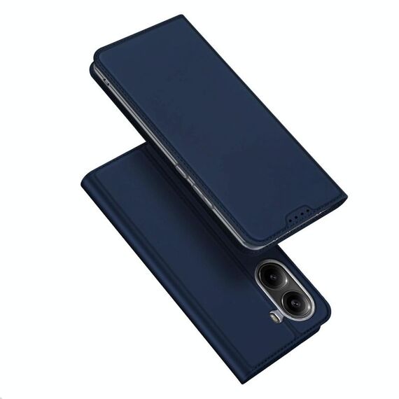 Per Xiaomi Poco X7 Pro DUX DUCIS Skin Pro Series Custodia in pelle Flip per telefono (blu)